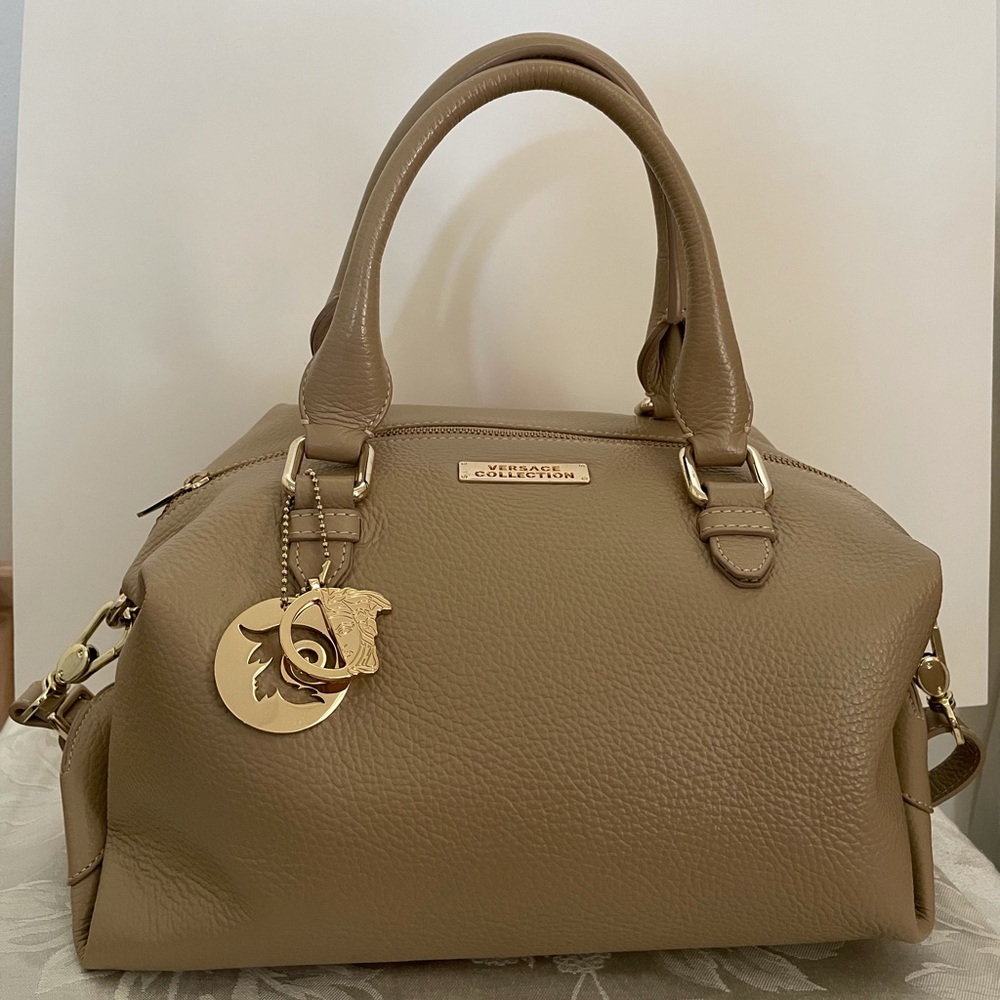 Versace collection satchel bag